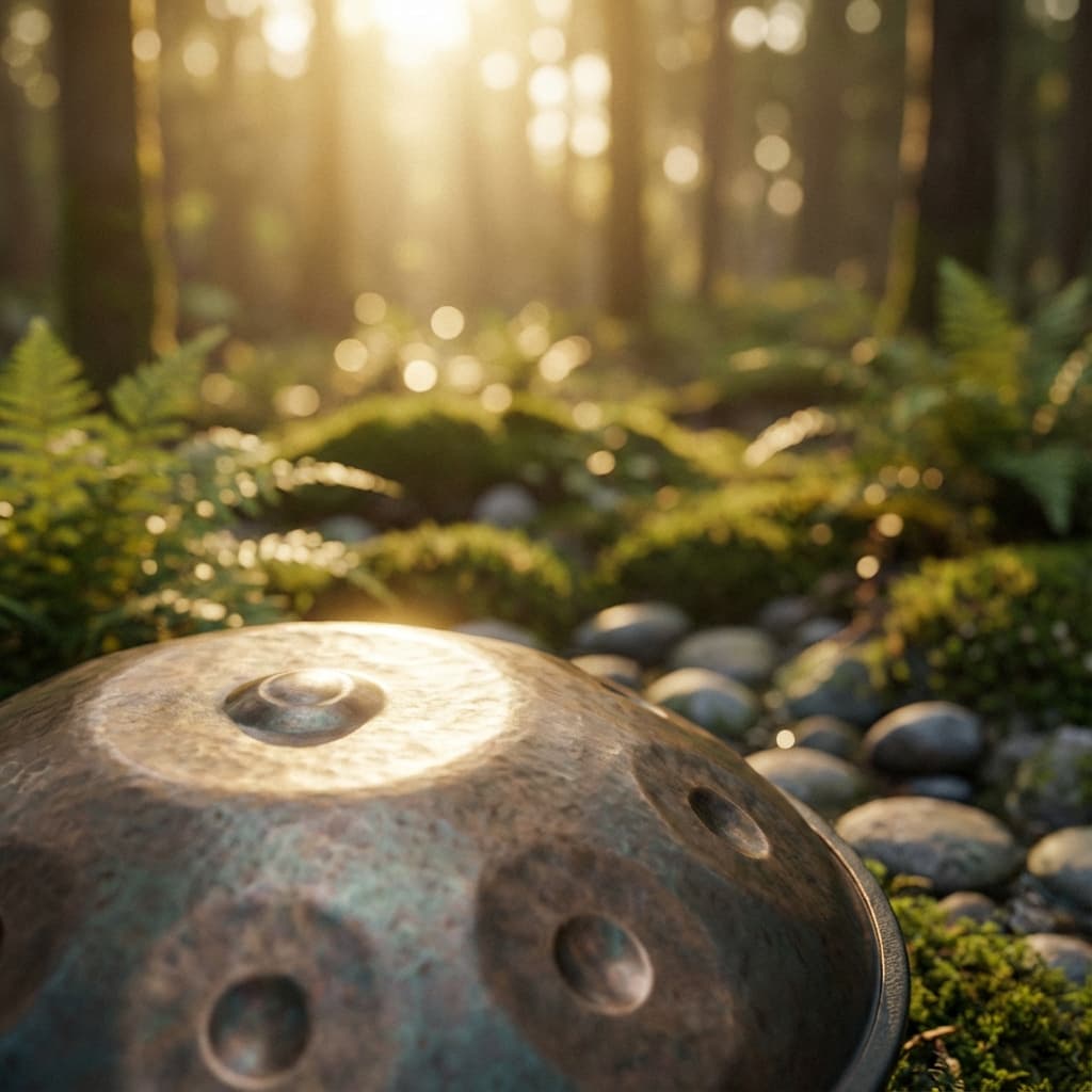 Hero Background - Handpan in Nature